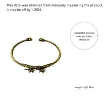 1 件铜昆虫系列手链，配 2 个可爱蝴蝶吊坠，适合开斋节、日常佩戴，百搭风格，适合所有场合，是生日、情人节、周年纪念日的绝佳礼物 - 銅色 - 查看 9