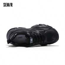 SEMIR Semir Women 2025 Nowe Letnie Oddychające Wygodne Platformy Gruba Podeszwa Casualowe Sportowe Trampki