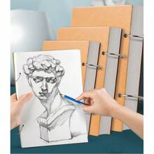 Thick Detachable Sketch Book, 32K/16K/A4/8K Art Drawing Pad, A4 Painting Notebook, A5 Loose-Leaf Detachable Sketch Book, 8K Sketch Pad,Mother's Day,Mom's Gift,Back To School,School Supplies