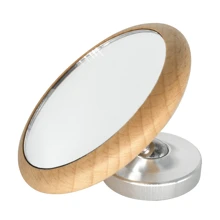 Espresso Lens Reflective Mirror Flow Rate Observation Wooden Base Magnetic Cafe Machine Tool Coffee Maker Accessories For Home Barista Cafe Bar– Barista Tools Back To School - Wooden Mirror (silver/black Base) - View 15
