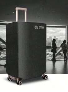 1pc Luggage Cover Box, High Quality Non-Woven Material, Waterproof And Dustproof Design, Travel Luggage Protector, Transparent Dustproof Trolley Protector, Suitable For 20 Inches To 30 Inches Luggage, Luggage Not Included, Suitable For Travel Essentials, Travel Organizer Beach Summer Vacation Back To School