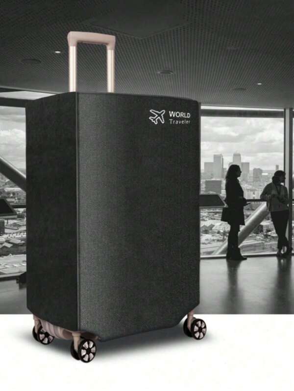 1pc Luggage Cover Box, High Quality Non-Woven Material, Waterproof And Dustproof Design, Travel Luggage Protector, Transparent Dustproof Trolley Protector, Suitable For 20 Inches To 30 Inches Luggage, Luggage Not Included, Suitable For Travel Essentials, Travel Organizer Beach Summer Vacation Back To School