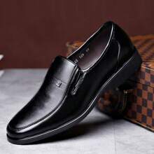 Men's Simple Business Casual Shoes A Slip-On Loafers - màu đen - Xem 7