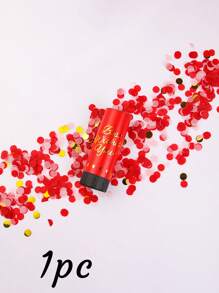 6件/1件多色手持礼品管 气氛喷雾管 酒吧气氛道具 派对道具 庆祝祝贺礼品 适合室内外使用 适用于派对聚会、婚礼、毕业典礼和庆典