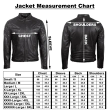 AVIATRIX Men's Real Leather Diamond Biker Jacket T86N - Black - View 5