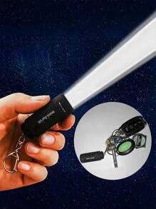 1PC Mini Flashlight Keychain,Pocket Flashlight With Rechargeable Battery, Emergency Light, Portable Flashlight Keychain, Car Key Pendant, Suitable For Outdoor And Home Use - White Light - View 4