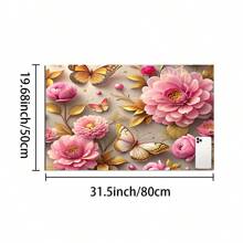 1pc Vintage Floral Pattern Absorbent Coaster, Suitable For Espresso Machines, Sinks, Faucets, Bathroom Cup Holders, Home Decor And Kitchen Accessories - FULSD284 - View 16