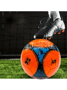 1 pieza Balón de fútbol tamaño 2 para uso en exteriores e interiores, actividad deportiva escolar, diseño clásico antiestallar, adecuado para entrenamiento y práctica
