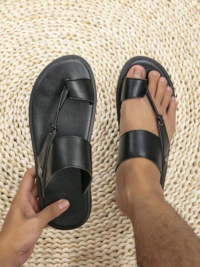 男士中东风格舒适休闲阿拉伯平底凉鞋沙滩鞋