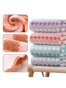 1 件女士超大浴巾超柔软超吸水速干面巾夏季、假日 - E - 查看 11