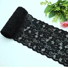 VEN003 "Elegant Lace: Delicacy That Transforms Your Creation" - Black - View 1