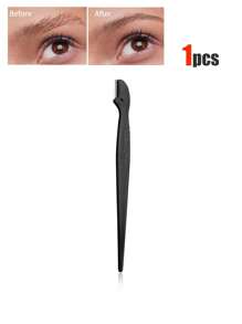 1/3/6/9/12/24/48/96/200件/套 多色修眉剃刀套装，眉毛修剪器和剃刀，去角质剃刀工具，身体脱毛修剪器和面部及眉毛剃刀套装，长柄刀片带精密保护盖，女士修眉工具，适合日常使用或旅行 - 彩色 - 查看 8