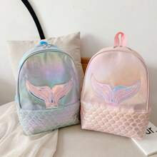 Customized Mermaid Style Backpack, Embroidered Name Personalized, Suitable For Holiday, Birthday Gift - Multicolor - View 3