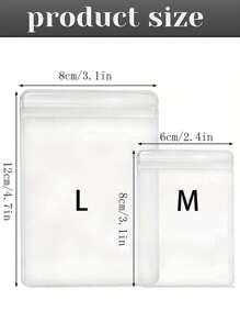 100个装抗氧化透明首饰袋，自封首饰收纳袋，带拉链，独立首饰整理袋，防尘透明首饰袋，便携式透明首饰袋，方便首饰整理和展示，母亲节礼物，复活节礼物，首饰制作，首饰展览和包装用品，适合居家和旅行使用，情人节和返校季小礼品袋，房间装饰，包袋，化妆包，梳妆台，旅行，化妆包，旅行必备，收纳，储物，旅行必备，化妆品收纳，化妆包，化妆品收纳，收纳，洗漱包，桌面收纳，化妆品包，化妆袋，化妆品收纳，梳妆台配件，化妆袋，化妆包，首饰盒，收纳袋，化妆刷架，刷架，香水收纳包、手拿包、女士礼物、圣诞礼物、女士礼物创意