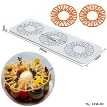 Flower Leaf Patterns Cake Lace Mat Fondant Silicone Mold DIY Craft Baking Decoration Tools Cooking Printing Mold - White - View 5
