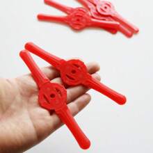 100pcs/50pcs/10pcs Plastic Trimmer Blades For Lawn Mower, Easy To Control Weeds, Red Plastic Grass Cutter Blades, Suitable For Cordless Trimmers/Edgers, Durable And Quick To Replace, Red Color For Easy Identification
