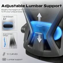 Ergonomic Office Chair, Home Office Desk Chair With Headrest, High Back Mesh Chair With Flip-Up Armrests, Comfy Desk Chair With Lumbar Support, Rolling Swivel Task Computer Chair For Home Office - 黑色 - 查看 3