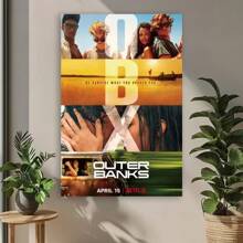 Framed Ou.Ter B.Anks 2020 Canvas Poster, Home & Living Room Decor, Bedroom & Hallway Decoration, Movie Themed Wall Decor - 框架 - 查看 2