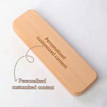 Personalized Maple Wood Pen Set, Customizable Engraved Signature Pen, Push-Button Cap, Medium Nib, Ideal Office Gift For Teachers, Anniversary, Valentine's Day - Multicolor - View 15