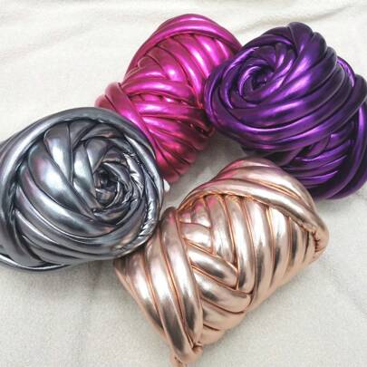 500g 1 pieza Hilo con textura metálica, Hilo para ganchillo para bolsos, carteras, cestas, alfombras, bolsos tejidos a mano DIY, hilo para tejer a mano cestas, mantas, alfombras, hilo gigante, colores brillantes luminosos que imitan el metálico
