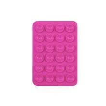 1pc Silicone Suction Cup Holder - Multipurpose Anti-Slip Adhesive Mobile Phone Stand Pad, Portable Detachable Square Bracket For Handsfree Selfie And Video Recording Compatible With IPhone, Android Phone, Gift For Birthday, Family, Friends Phone Holder, Phone Accessories