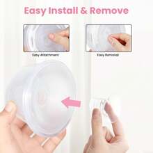 10PCS Flange Sizing Kit 13/15/17/19/21mm For 24mm Flange/Shield Of Most Pumps, Flange Insert For Momcozy/Spectra Breast Pump, Breastfeeding Essential - Clear - View 4