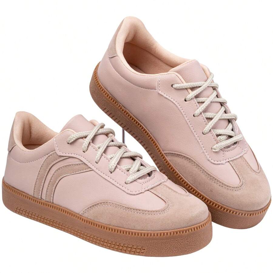 Women's Casual Sneakers Lightweight Comfortable Promotion Castelly Calçados - 乾枯玫瑰色 - 查看 1
