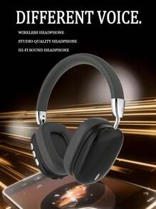 New B36 Full Coverage Wireless Headphones, HiFi High-Definition Calls, Comfortable MP3 Music Headphones For Phones, Type-C, Foldable Rotatable Telescopic Portable Travel Headphones, New Year/Christmas/Valentine's Day Gift, ABS Plastic Metal Feel High-End Business Gift Wireless Headphones