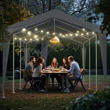 SYMCAVE 12X20FT Carport Car Port Canopy Grey Without Sidewalls - Grey - View 6