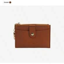 1pc Zipper PU Leather Card Holder, Cartoon Minimalist PU Coin Pouch, Multi-Function Mini Keychain Card Wallet, Suitable For Birthday, Valentine's Day Gift, Women For Women Wallet Mini Wallet Purse Wallet Small Wallet - Multicolor - View 9