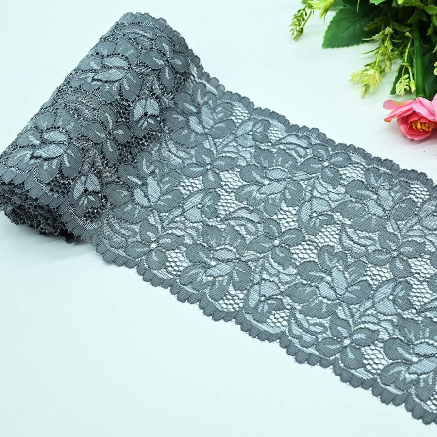 VEN003 "Elegant Lace: Delicacy That Transforms Your Creation" - Grey - View 1