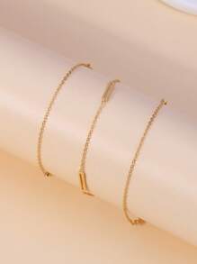 قلادة بزينة هندسيةرمضان - ذهبي أصفر - مشاهدة 2