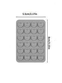 24 piezas de ventosas de silicona adhesivas por un solo lado, ventosas de teléfono multifuncionales con respaldo autoadhesivo, que se pueden adherir a la pared, el escritorio, el vidrio, la pared del baño, ventosas de silicona versátiles compatibles con , teléfonos Android, regalo para cumpleaños, familia, amigos, soporte de teléfono, accesorios de teléfono