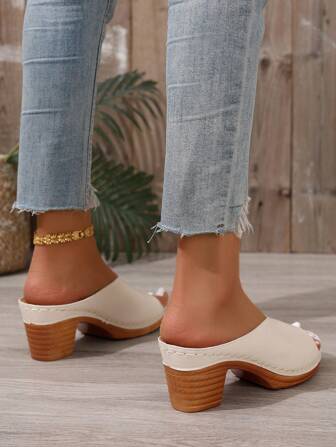 女士粗跟凉鞋，黑色，夏季新款露趾拖鞋，金色女士厚底系带休闲坡跟凉鞋