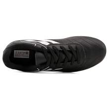 100% Genuine Leather Football Boots - Sturdy Stitched Cleat Field - màu đen - Xem 3