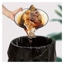 50-100PCS 45 Gallon Trash Bags Heavy Duty, 1.9MIL Trash Bags Large Black Trash Bags 35 "*39.4" Trash Bags For Lawn, Leaf And Commercial Use