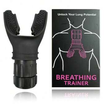 1pc Ultimate Breathing Trainer - Customizable Resistance For Enhanced Respiratory Strength, Professional Fitness Workout At Home Gym Accessories, Deporte, Gimnasio, Ejercicio En Casa, Maquinas De Gimnasio, Entrenamiento En Casa