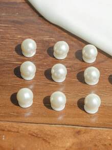 20 Stücke/Set Silber Schleife & Herz 3D Perlen abnehmbare DIY Schuh Dekorationen, inklusive Blumen, Herzen, 3D Perlen, Schleifen, süßer mädchenhafter Stil, Outdoor Schuh Accessoires, abnehmbare Schuh Clips, Schuh DIY Accessoires, geeignet für Damen/Mädchen Sandalen Dekoration (Schuhe nicht enthalten)