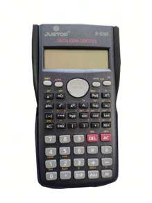 1 pieza Calculadora inteligente multifuncional, requiere pilas AA (no incluidas), calculadora con tapa abatible