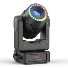 Stage Moving Head Light Stage Spotlight 1 PCS 120W RGBW LED 6 Colors Plus White Light And 6 Patterns Plus White Circle Voice Control/DMX512 Suitable For Family Carnival Party Music Performances Wedding Club Bar DJ KTV Disco - 查看 1