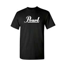 Pearl Drums Logo T-Shirt - 黑色 - 查看 1