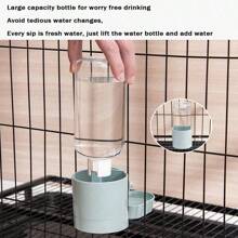 1pc Pet Feeding Bowl, Cage Hanging Bowl, Water Bottle, Bird Food Container Dispenser Pet Feeding & Watering Product (Random Color) - Multicolor - View 3