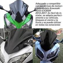 Black Motorcycle Windshield Rain Shield, Motorcycle Windshield Rain Shield - Black - View 6