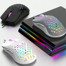 G701 Wired 6 Keys Mouse Colorful Lighting Gaming And Office Compatible With Microsoft Windows And Apple IOS System