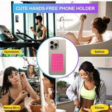 6pcs Multifunctional Silicone Suction Cup - Universal, Compatible With Tablets, Strong Adhesion, Easy To Remove, Reusable, Washable - Suitable For Phone Case Decoration And Tablet Stand