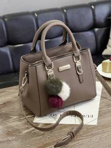 Large Capacity Shoulder Bag - Multiple Pockets, Versatile Tote With Handles,New Shoulder Bag - Women's Handbag