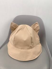 1pc Cute Cat Ear Design Fashionable Outdoor Casual Versatile Hat, Ideal For Street Style, Dating, Hangouts, Hiking And Various Occasions - Multicolor - View 7