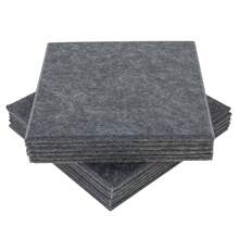 YUNRUX 12pcs Dark Grey High Density Acoustic Panels Sound Absorbing Wall Panels - Dark Grey - View 8