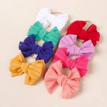 2pcs/Set Headpiece Accessory. Mesh Bowknot Hair Tie, Girls Summer Hair Tie