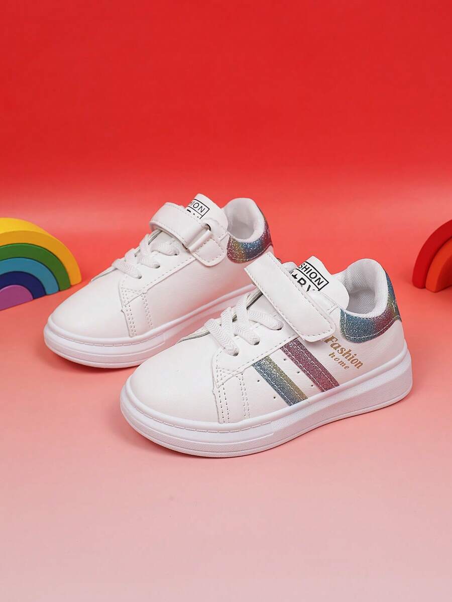 女孩休闲舒适低帮运动鞋，耐磨防滑滑板鞋，适合所有季节 - 紫色 - 查看 1